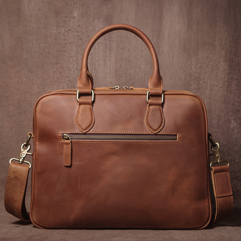 GURO Uomo Crazy Horse Valigett - Leather Briefcase recensione e prezzo
