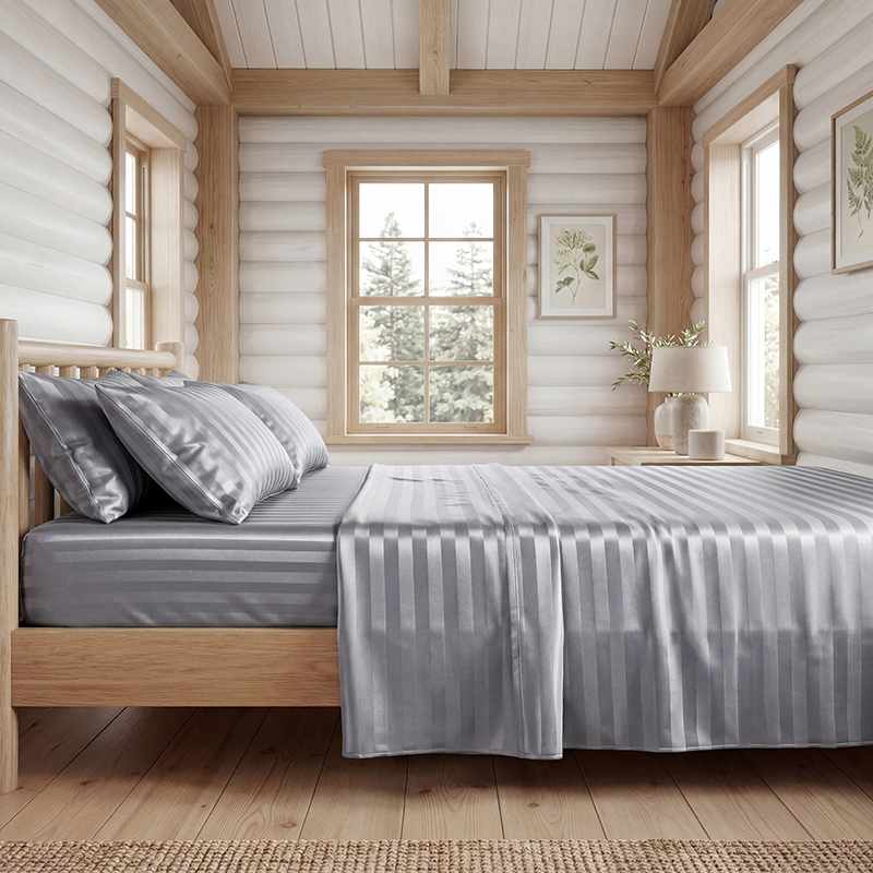 Set di Lenzuola in Raso a Righ - Silk Pillowcase recensione e prezzo