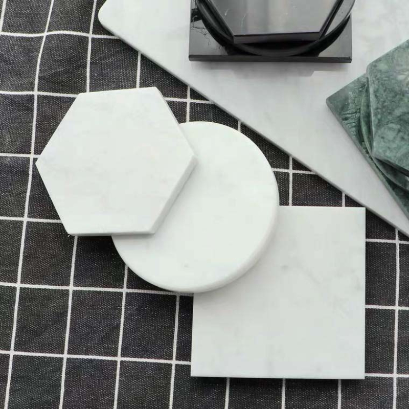 Sottobicchieri in marmo natura - Marble Coaster Set recensione e prezzo