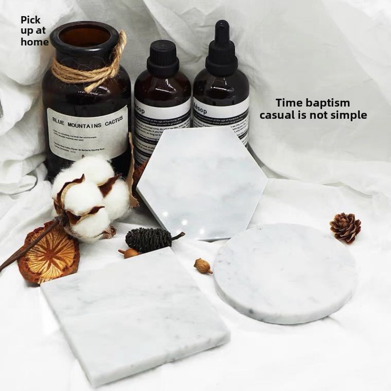 Sottobicchieri in marmo natura - Marble Coaster Set recensione e prezzo