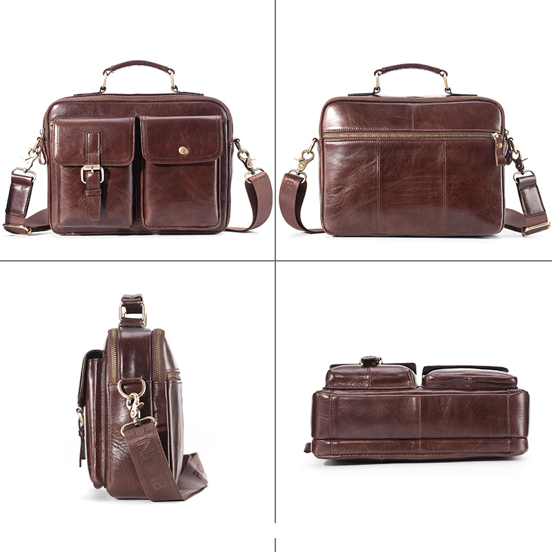 Nuovissima borsa a tracolla in - Leather Briefcase recensione e prezzo