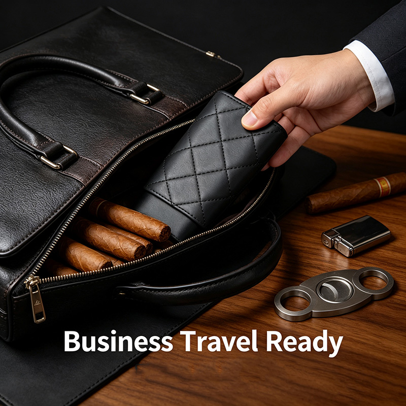 Portasigari Grande in Pelle PU - Premium Cigar Case recensione e prezzo