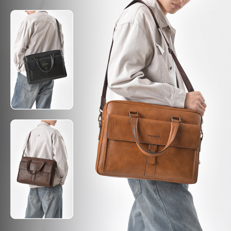 Borsa da Uomo Vintage in Pelle - Leather Briefcase recensione e prezzo