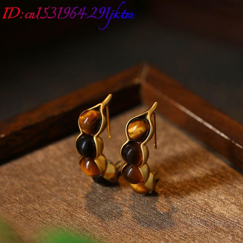 Orecchini a baccello con occhi - Gold Plated Jewelry recensione e prezzo