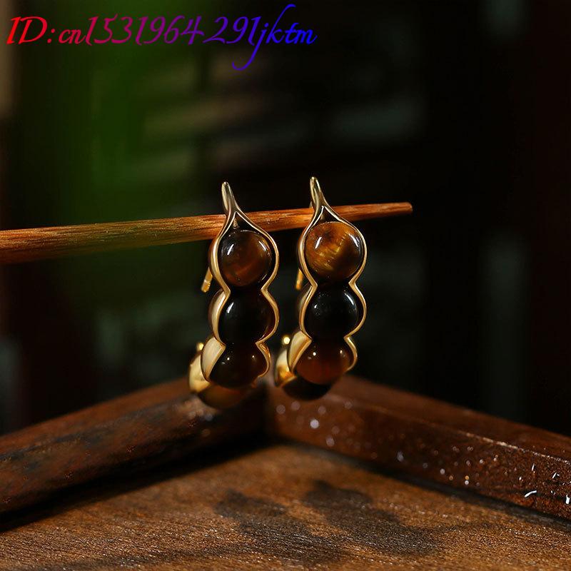 Orecchini a baccello con occhi - Gold Plated Jewelry recensione e prezzo