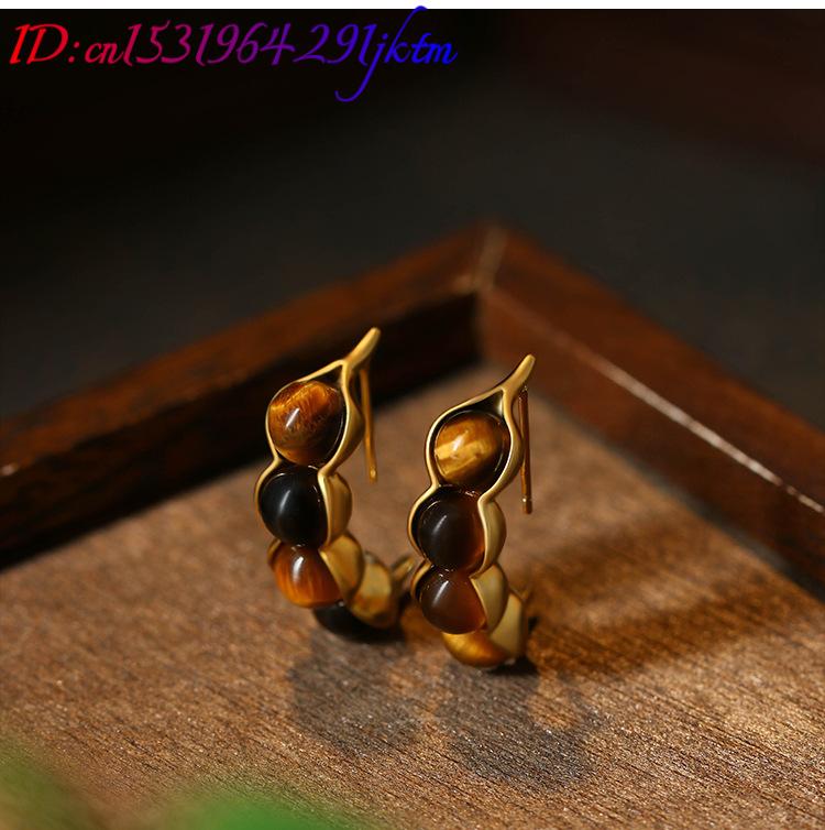 Orecchini a baccello con occhi - Gold Plated Jewelry recensione e prezzo