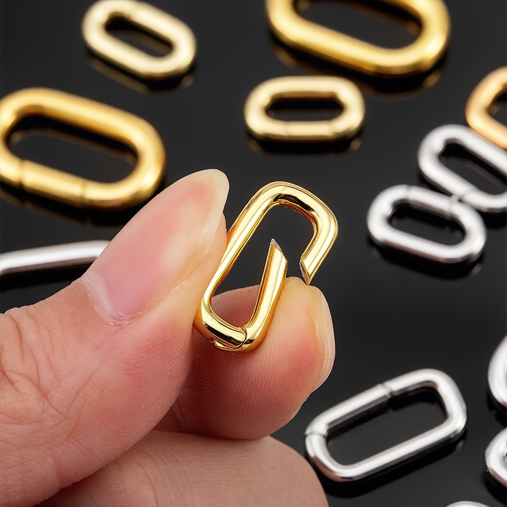 2 pz. Chiusure a Moschettone O - Gold Plated Jewelry recensione e prezzo
