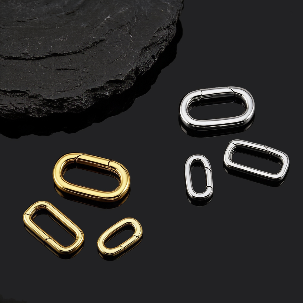 2 pz. Chiusure a Moschettone O - Gold Plated Jewelry recensione e prezzo
