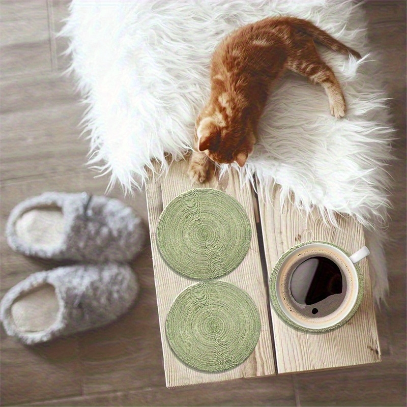 6 pezzi 4 pollici rotondo retr - Marble Coaster Set recensione e prezzo